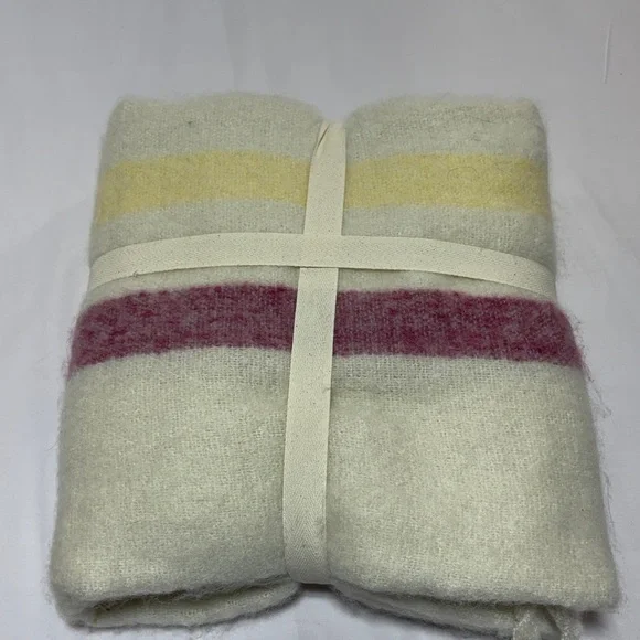 Dicks sporting goods cozy fringe striped blanket throw NWT - Picture 4 of 6